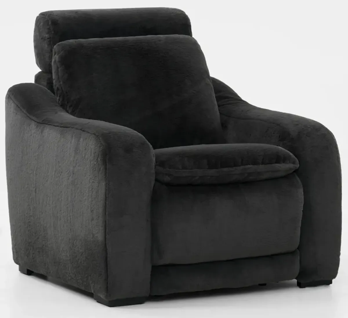 Luca Dual-Power Recliner - Midnight