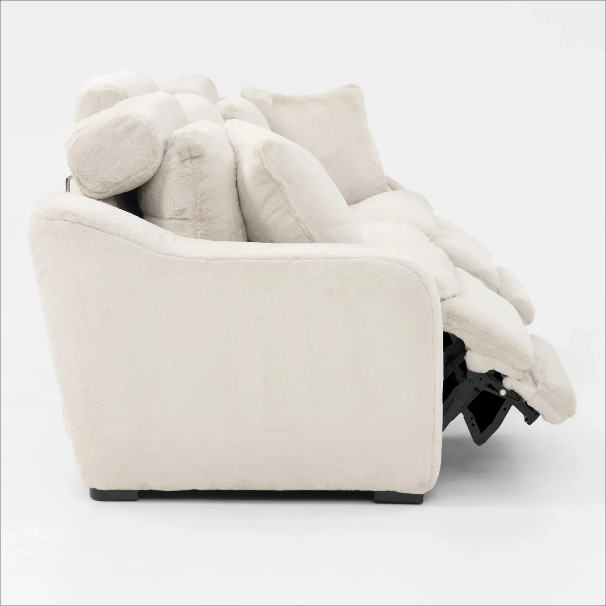 Luca Dual-Power 3-Piece Reclining Sofa - Ivory