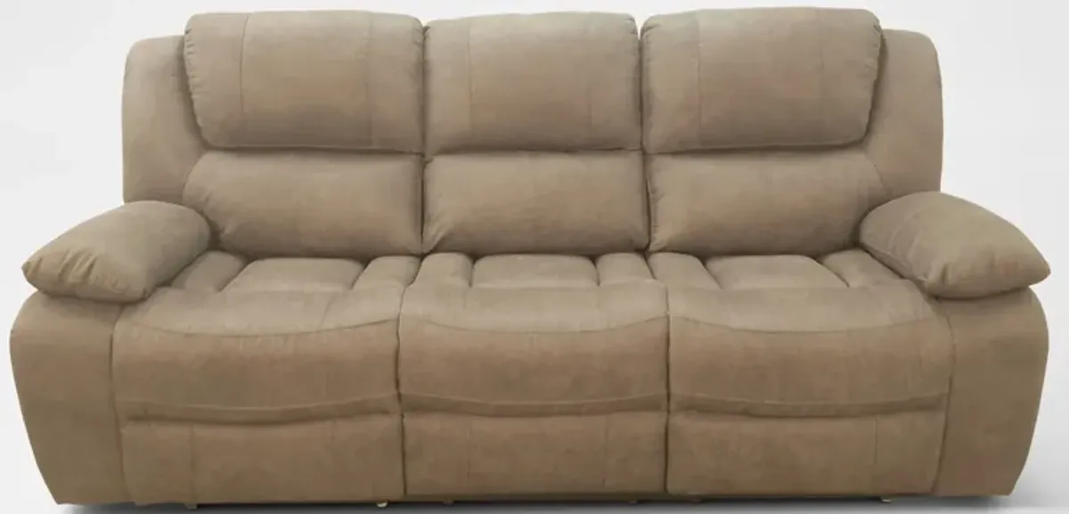 Nelson Manual Reclining Sofa - Marble