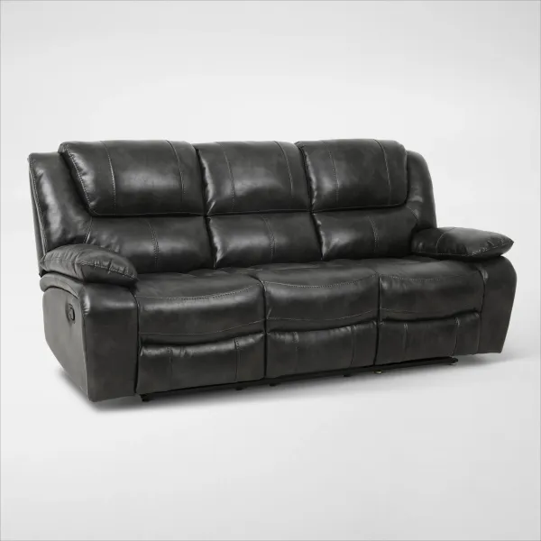 Nelson Manual Reclining Sofa - Slate