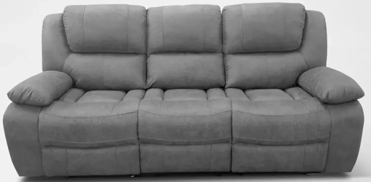 Nelson Manual Reclining Sofa and Loveseat - Dove
