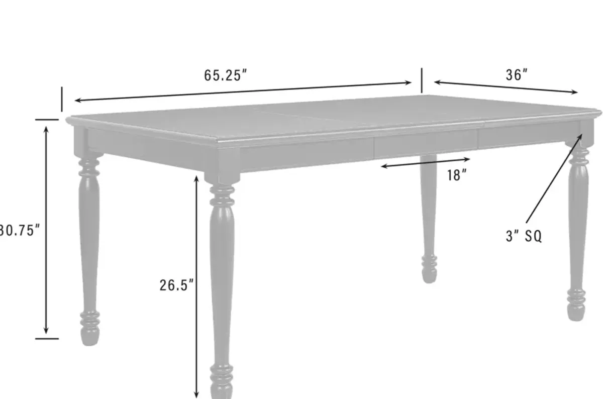 Gracie Dining Table and 4 Chairs - Brown/Teal