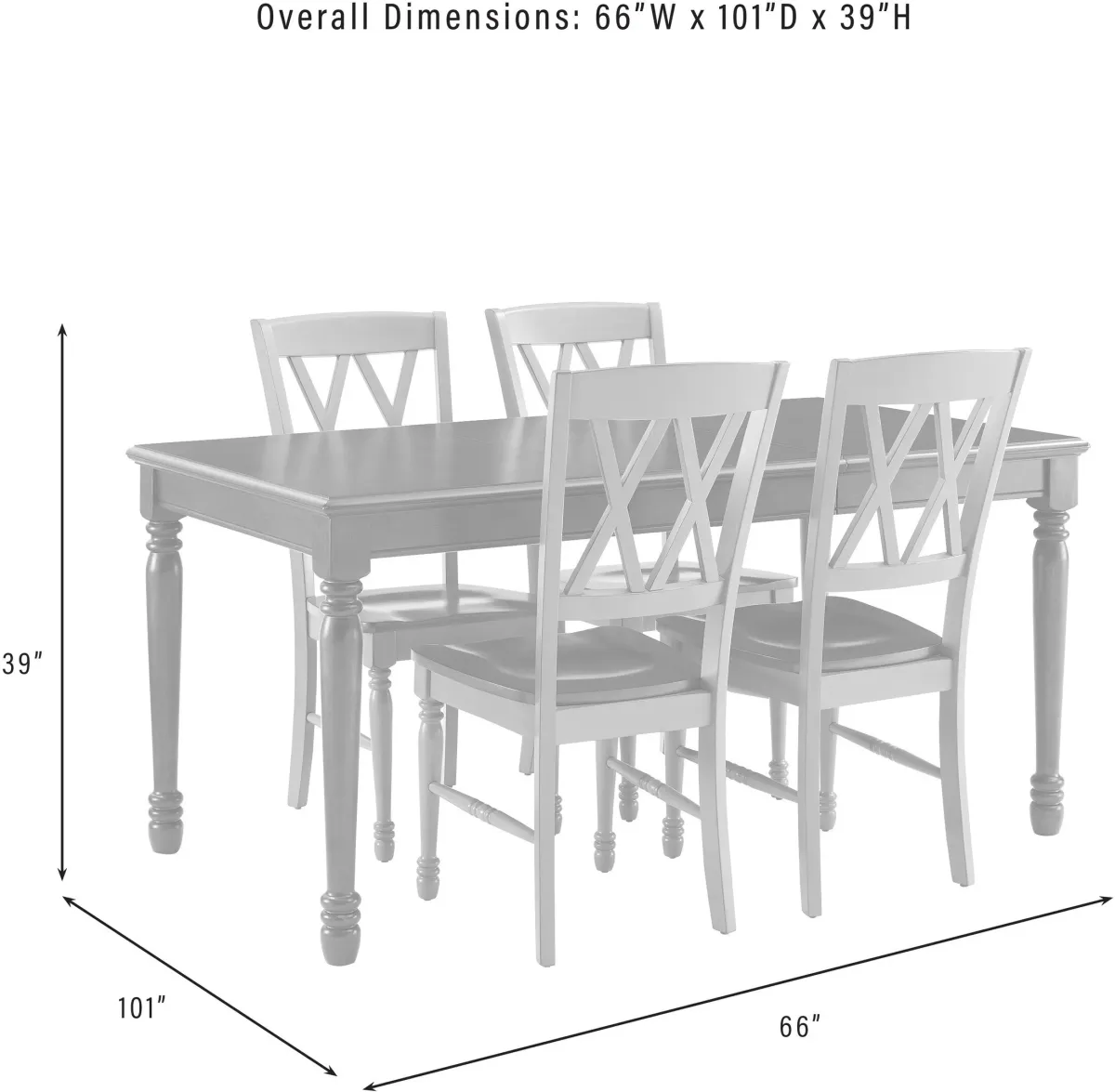 Gracie Dining Table and 4 Chairs - Brown/Teal