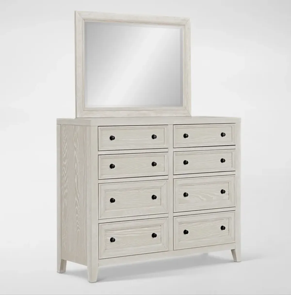 Rowan Dresser and Mirror - White