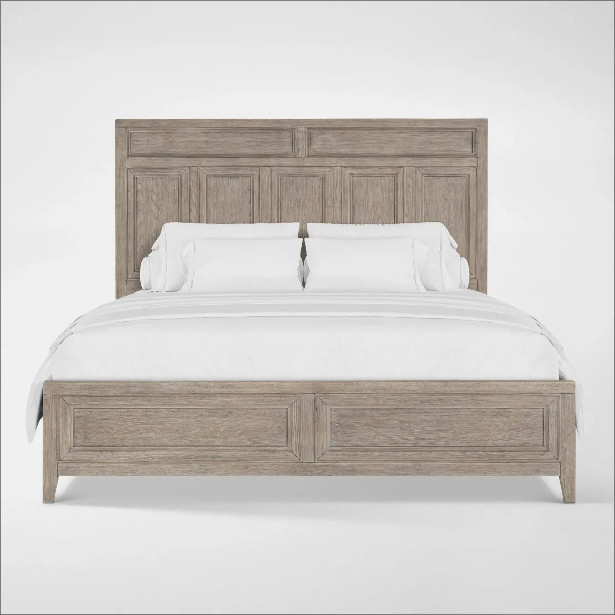 Rowan King Panel Bed - Taupe