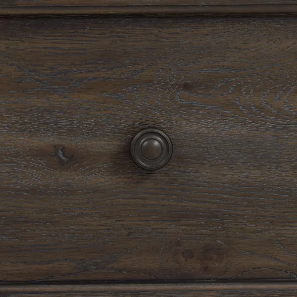 Hanover 5-Piece Full Storage Bedroom Set with Dresser and Mirror -Tobacco