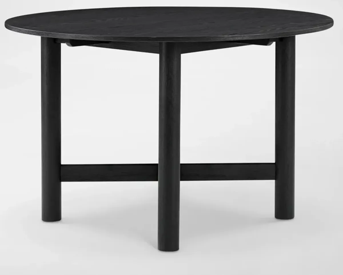 Landon Round Dining Table - Black