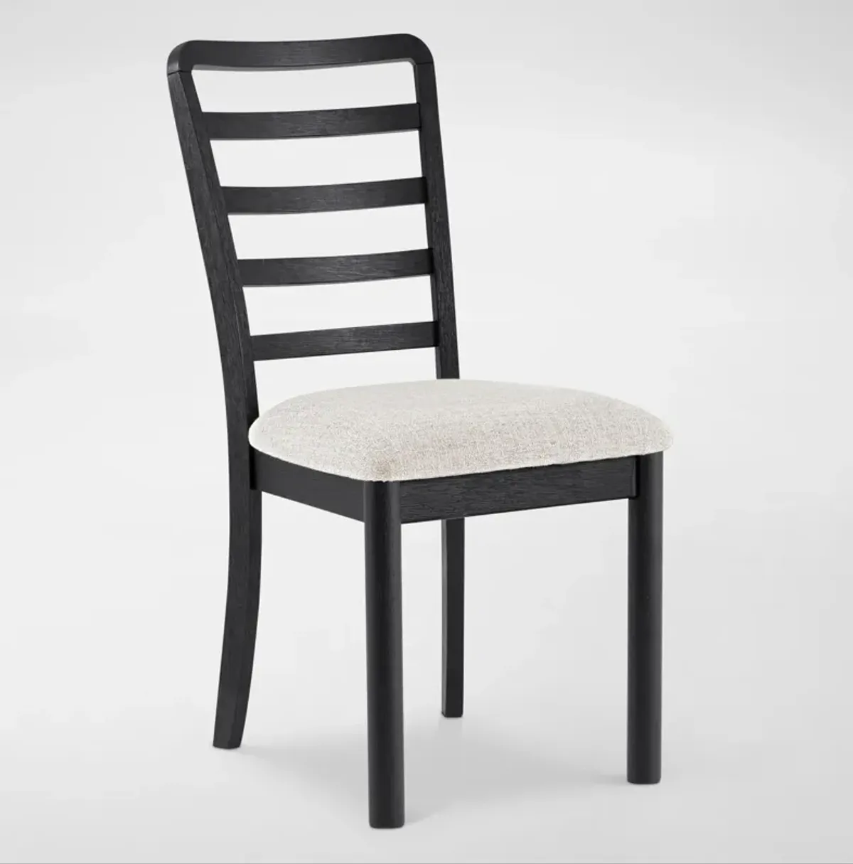 Landon Ladder-Back Side Chair - Black