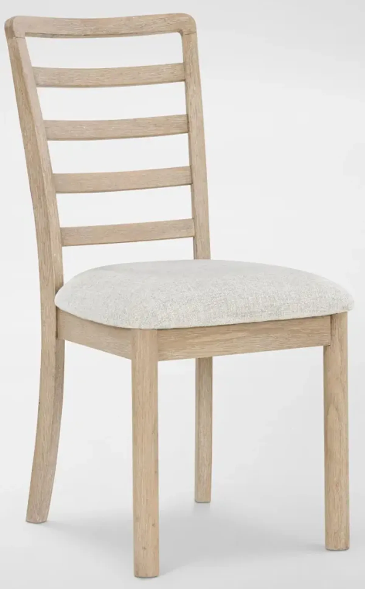 Landon Rectangular Dining Table and 4 Ladder-Back Side Chairs - Natural