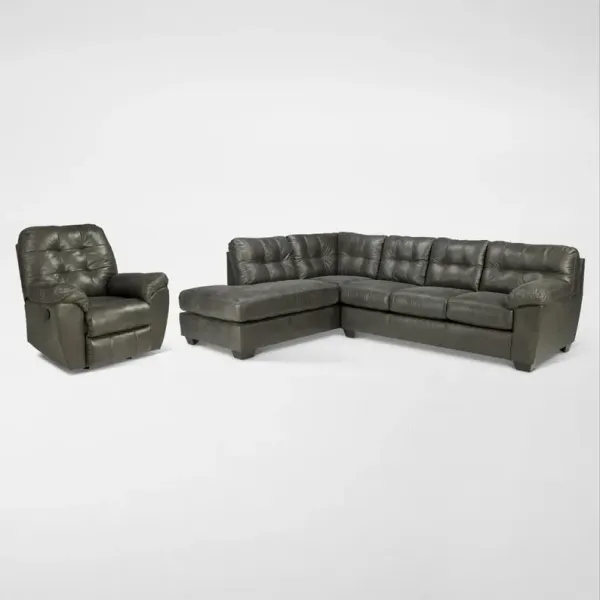 Signature Design by Ashley Fallston Sectional and Recliner