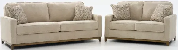 Broyhill Belle Pointe Sofa and Loveseat