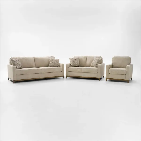 Broyhill Belle Pointe Sofa, Loveseat, and Chair