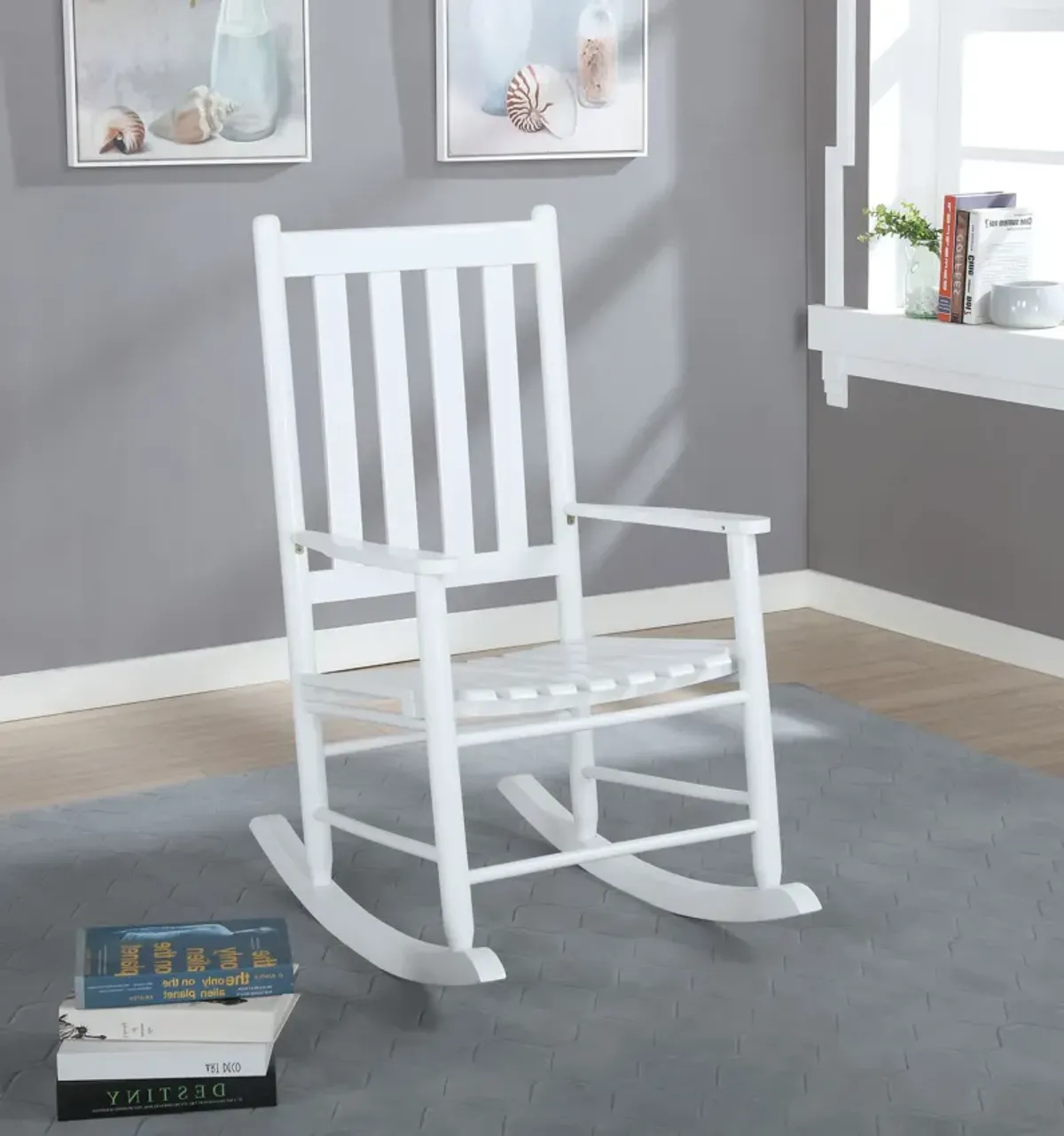Anthony Rocking Chair - White