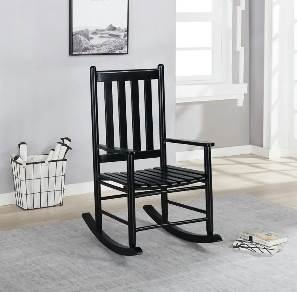 Anthony Rocking Chair - Black
