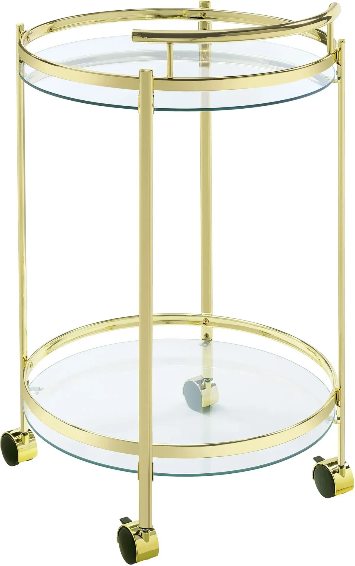 Irene Bar Cart - Brass