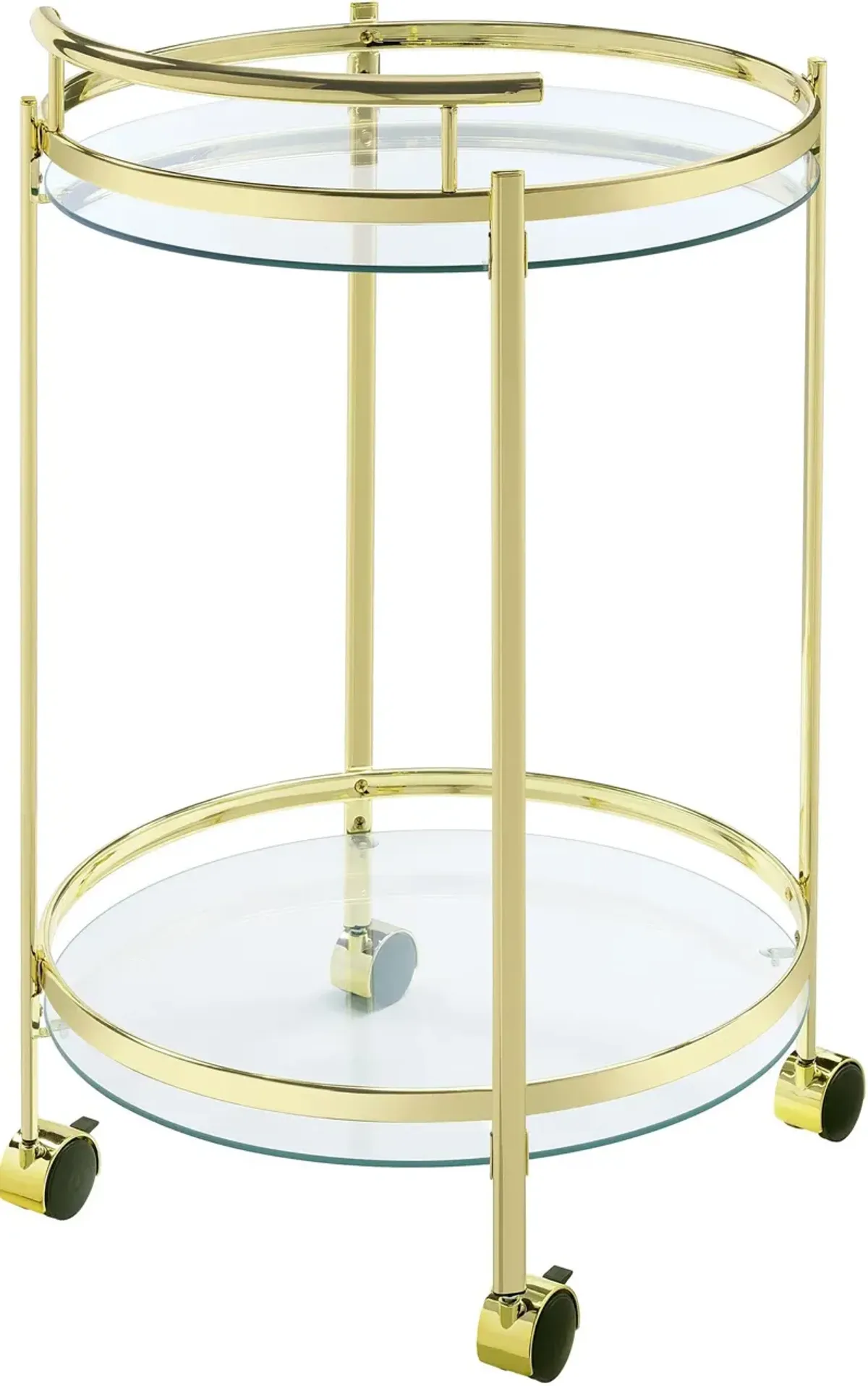 Irene Bar Cart - Brass