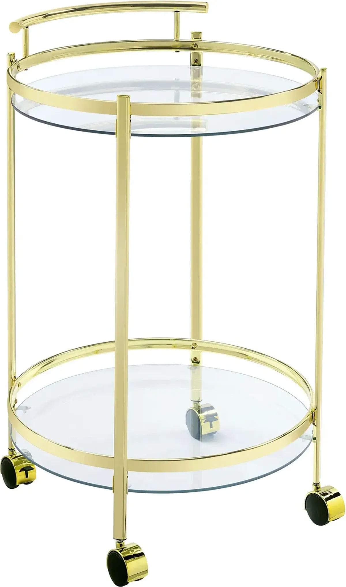 Irene Bar Cart - Brass