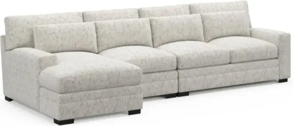 Boston Hybrid Comfort Sectional - Haley Oyster
