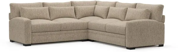 Boston Foam Comfort Sectional - Haley Sand