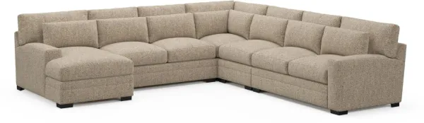 Boston Foam Comfort Sectional - Haley Sand