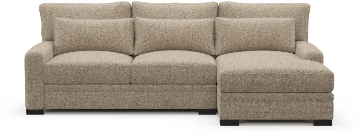 Boston Hybrid Comfort Sectional - Haley Sand