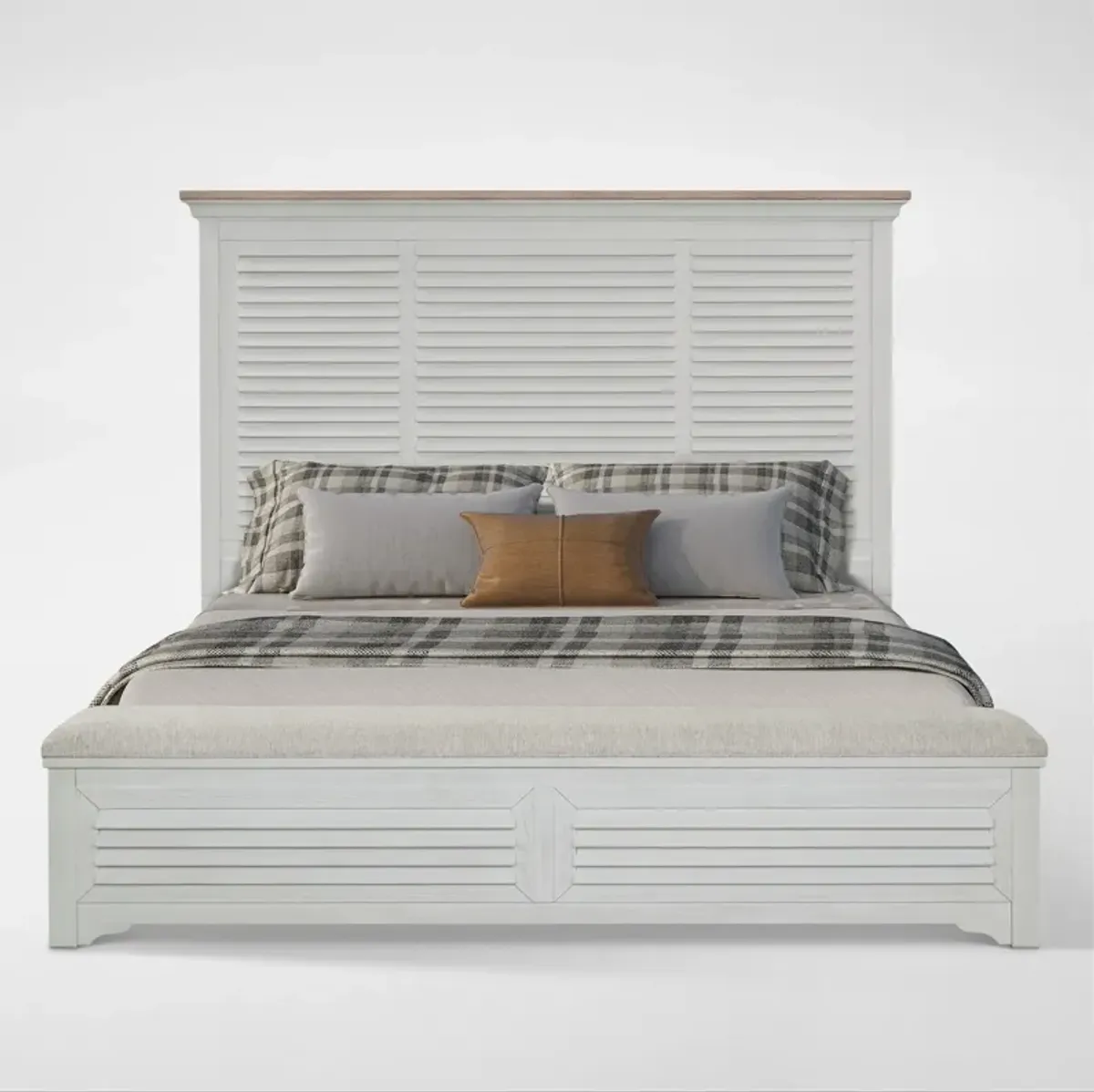 Cape May Queen Storage Bed - Two Tone