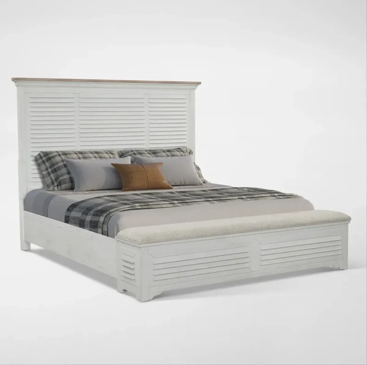 Cape May King Storage Bed - Two Tone