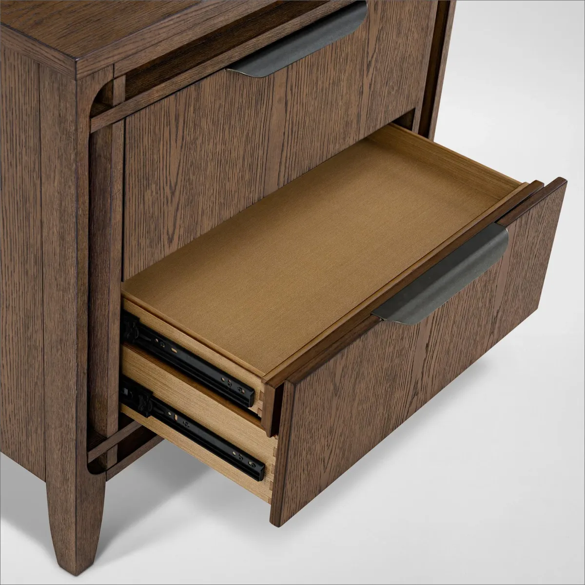 Carter 2-Drawer Nightstand with USB Charging