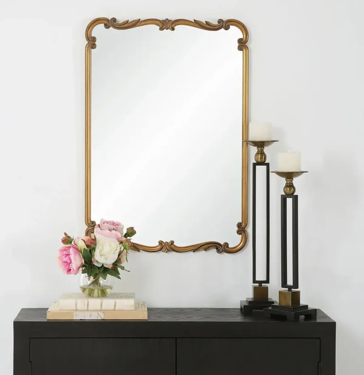 Hollyn Wall Mirror - Antique Gold