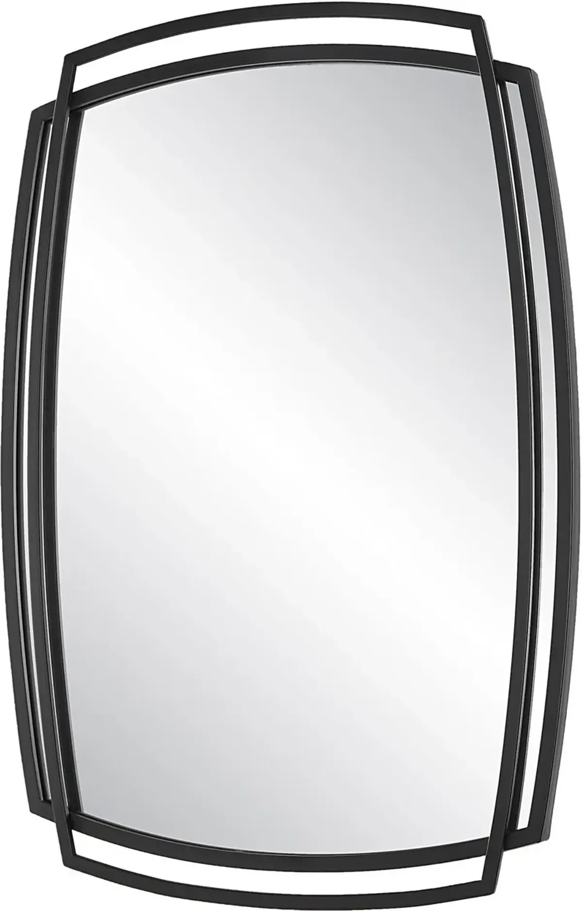 Shilo Wall Mirror - Satin Black