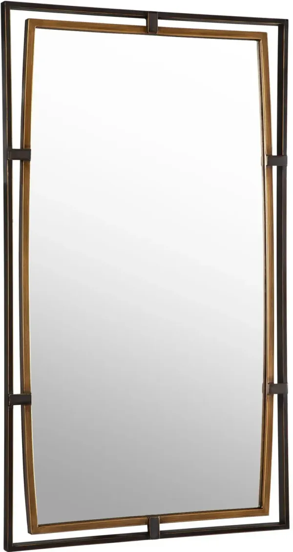 Lottie Wall Mirror - Rustic Bronze