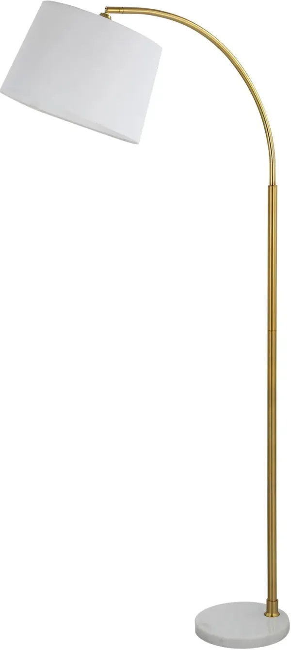 Grove Floor Lamp - Gold/White