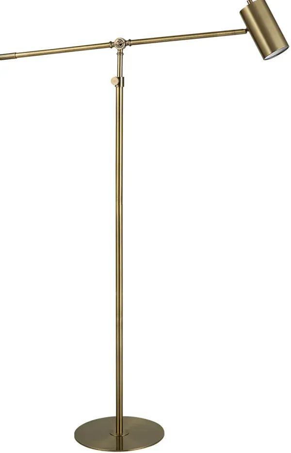 Murray Floor Lamp - Antique Brass