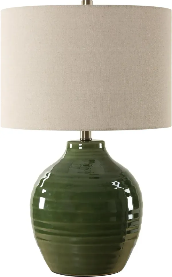 Brecken Table Lamp - Moss Green