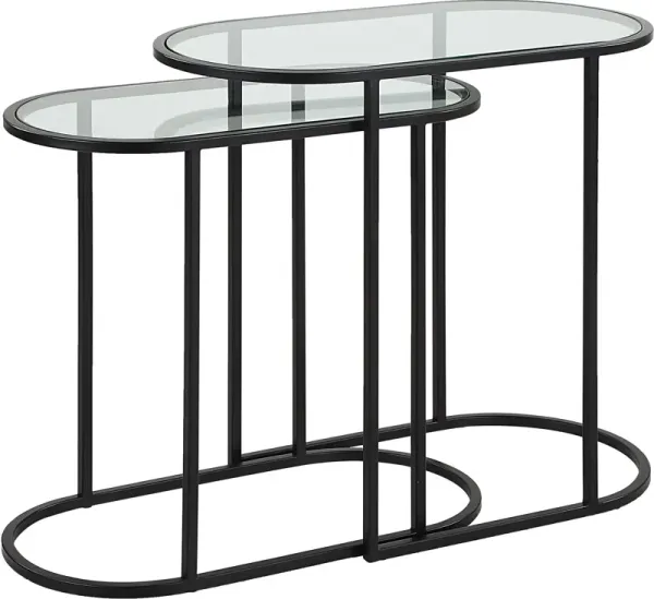 Ahmir Nesting Tables - Matte Black