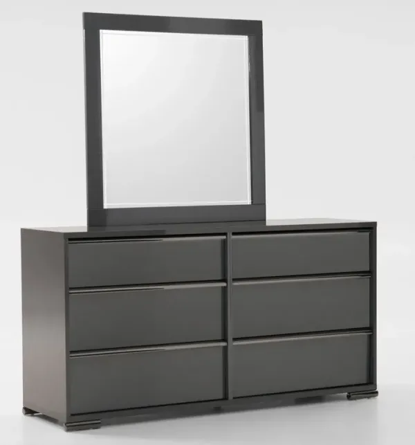 Selena Dresser and Mirror - Gray