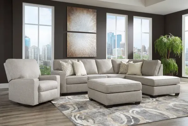 Broyhill Reydell Sectional and Recliner - Dune