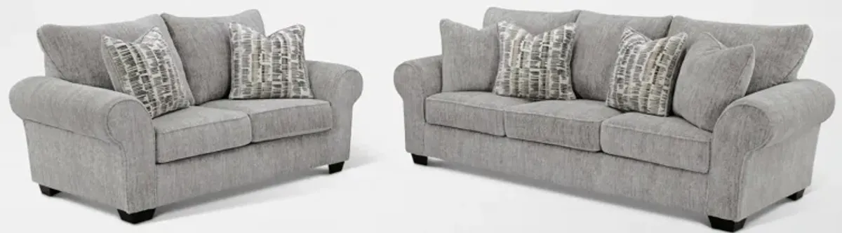 Broyhill Westin Lake Sofa and Loveseat