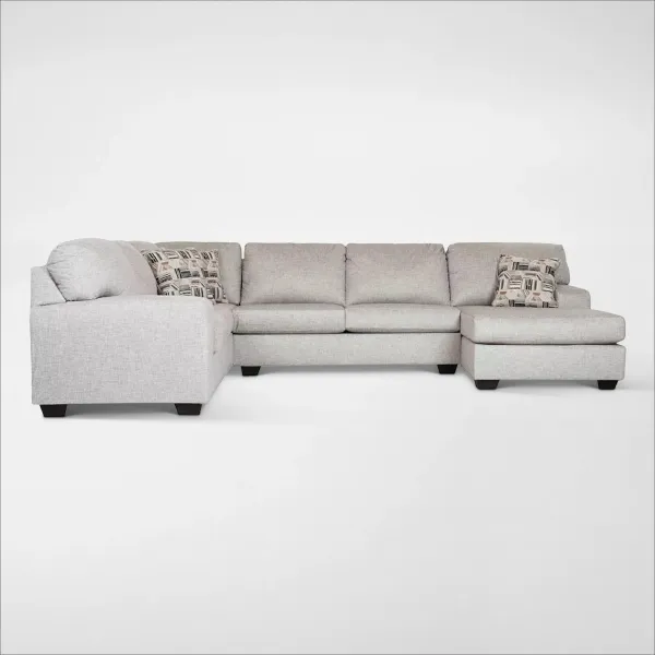 Signature Design by Ashley Keeler 3-Piece Sectional - Linen