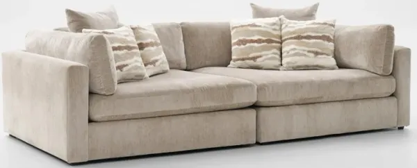 Sasha Foam Comfort Sofa - Luscious Champagne