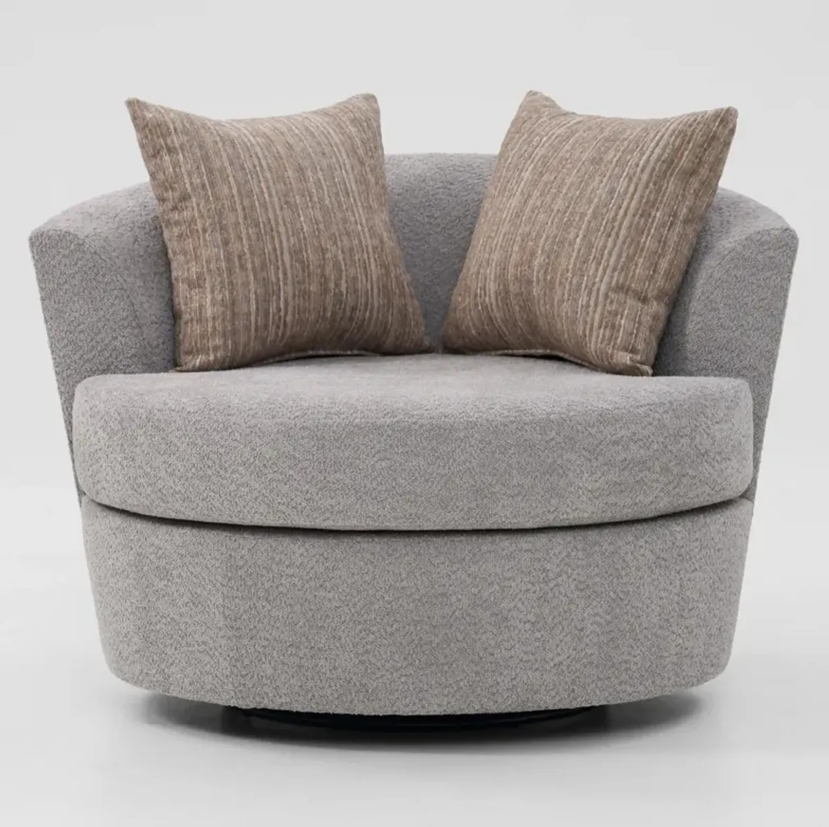 Dylan Swivel Chair - Gray