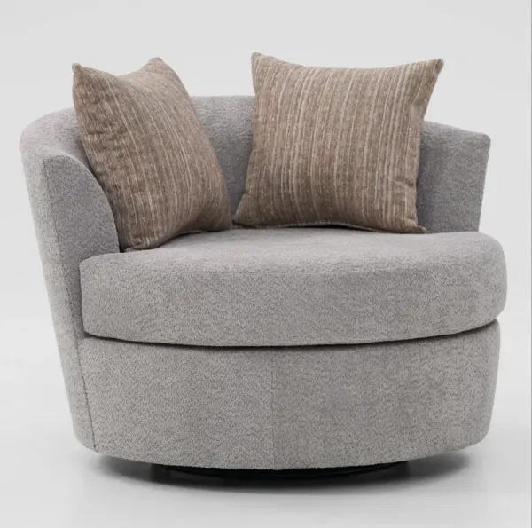 Dylan Swivel Chair - Gray