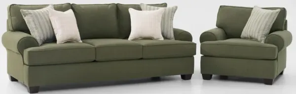 Camden Sofa and Chair  - Olive