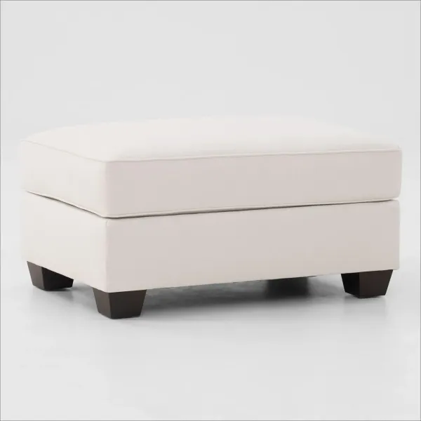 Camden Ottoman  - Ivory