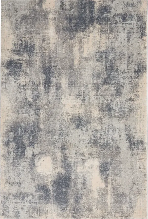 Jamesport 4' x 6' Area Rug - Blue/Ivory