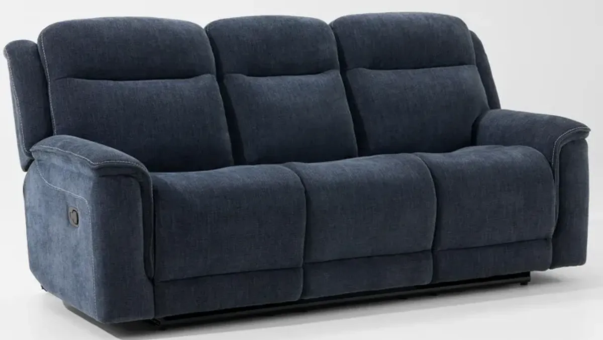 Alto Manual Reclining Sofa - Navy