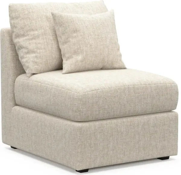 The Pitt Foam Comfort Armless Chair - Haley Ivory