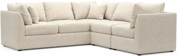 The Pitt Hybrid Comfort Sectional - Haley Ivory