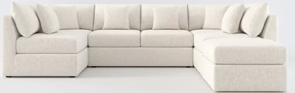 The Pitt Hybrid Comfort Sectional - Haley Ivory