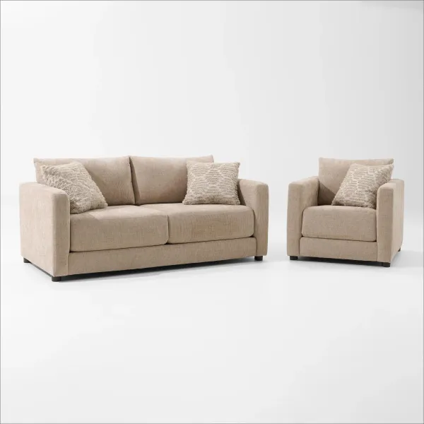 Dr. Mod Apartment Sofa and Chair - Sand